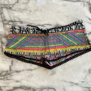 Bettinis multi colored coverup short. Size medium